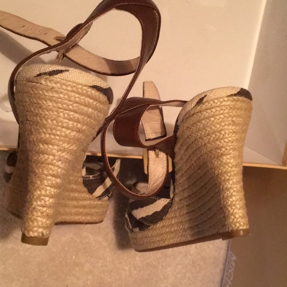 Michael Kors ankle strap wedges - Picture 6 of 7